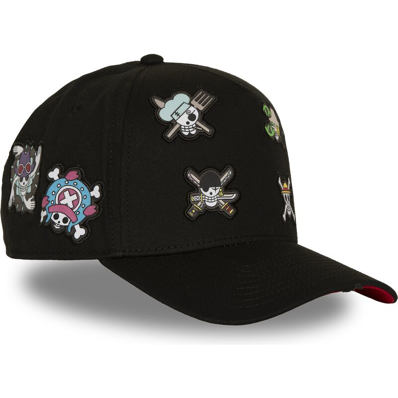 kepsar-bojd-svart-snapback-op8-fla-straw-hat-pirates-one-piece-av-capslab