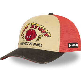 Kepsar böjd flerfärgad snapback HST HEL Hot Stuff The Little Devil av Capslab