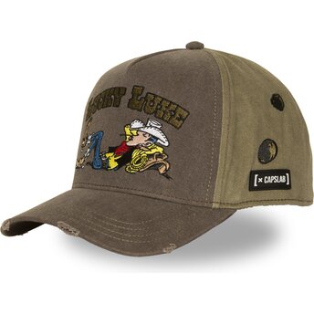 Kepsar böjd brun snapback LCK4 LUC Lucky Luke av Capslab