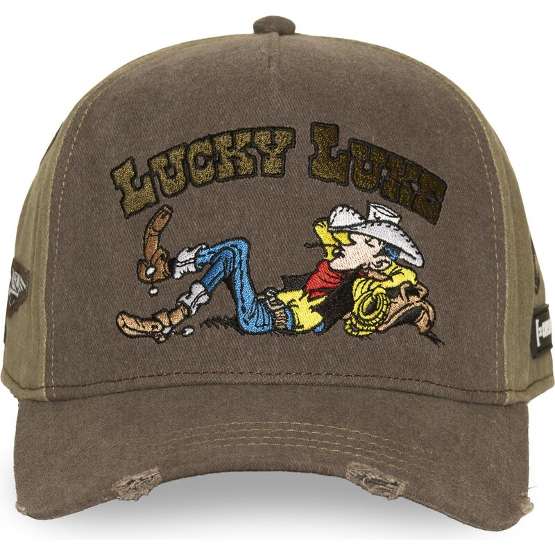 kepsar-bojd-brun-snapback-lck4-luc-lucky-luke-av-capslab
