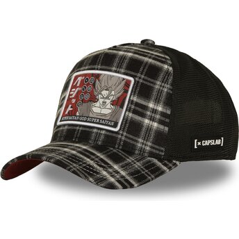 Kepsar böjd svart snapback DBS9 GOD Vegetto Dragon Ball av Capslab