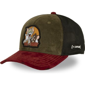 Kepsar böjd flerfärgad snapback TAJ9 TAJ Tom och Jerry Looney Tunes av Capslab