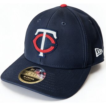 Kepsar böjd marinblå snapback 9FORTY M-Crown Field Of Dreams från Minnesota Twins MLB av New Era