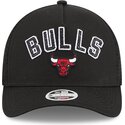 kepsar-bojd-svart-snapback-9forty-m-crown-a-frame-pomp-fran-chicago-bulls-nba-av-new-era