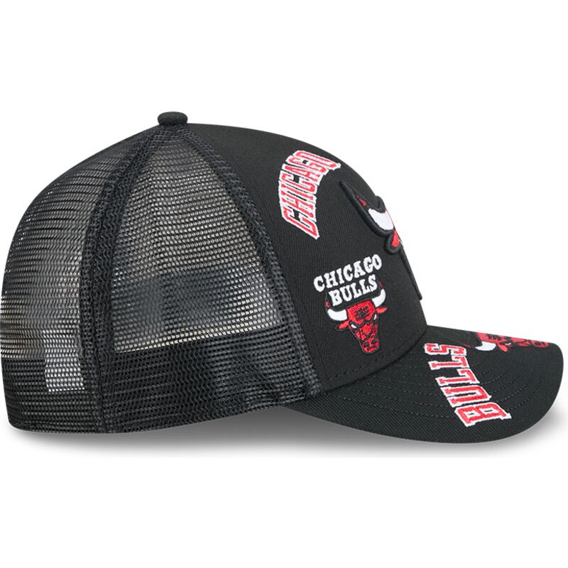 kepsar-bojd-svart-snapback-9forty-m-crown-a-frame-all-over-fran-chicago-bulls-nba-av-new-era