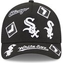 kepsar-bojd-svart-snapback-9forty-m-crown-a-frame-all-over-fran-chicago-white-sox-mlb-av-new-era