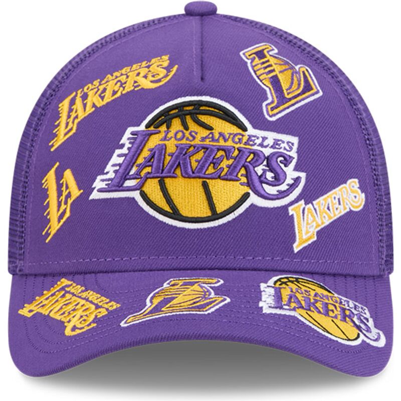kepsar-bojd-violett-snapback-9forty-m-crown-a-frame-all-over-fran-los-angeles-lakers-nba-av-new-era