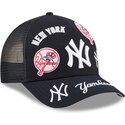 kepsar-bojd-marinbla-snapback-9forty-m-crown-a-frame-all-over-fran-new-york-yankees-mlb-av-new-era