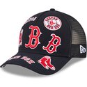 kepsar-bojd-marinbla-snapback-9forty-m-crown-a-frame-all-over-fran-boston-red-sox-mlb-av-new-era