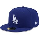 kepsar-platt-bla-justerad-59fifty-rhinstone-badge-fran-los-angeles-dodgers-mlb-av-new-era