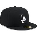 kepsar-platt-svart-justerad-59fifty-rhinestone-fran-los-angeles-dodgers-mlb-av-new-era