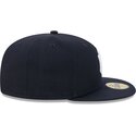 kepsar-platt-marinbla-justerad-59fifty-side-script-fran-new-york-yankees-mlb-av-new-era