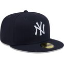 kepsar-platt-marinbla-justerad-59fifty-rhinestone-badge-fran-new-york-yankees-mlb-av-new-era
