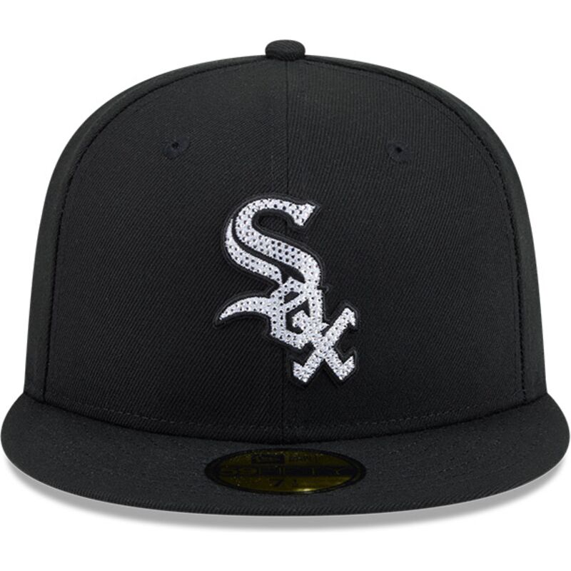 kepsar-platt-svart-justerad-59fifty-rhinestone-badge-fran-chicago-white-sox-mlb-av-new-era