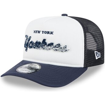 Kepsar böjd marinblå snapback 9FIFTY A Frame NA Lifestyle F1 från New York Yankees MLB av New Era