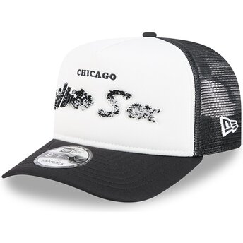Kepsar böjd svart snapback 9FIFTY A Frame NA Lifestyle F1 från Chicago White Sox MLB av New Era