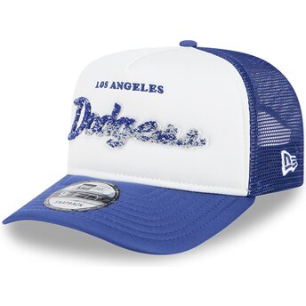 Kepsar böjd blå snapback 9FIFTY A Frame NA Lifestyle F1 från Los Angeles Dodgers MLB av New Era