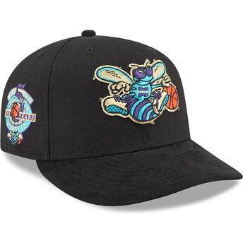 Kepsar böjd svart snapback 9FIFTY NA Lifestyle F1 från Charlotte Hornets NBA av New Era