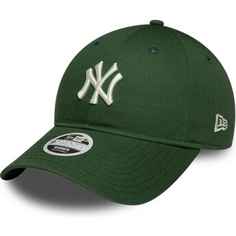 Kepsar böjd grön justerbart band 9TWENTY League Essential Midi från New York Yankees MLB av New Era