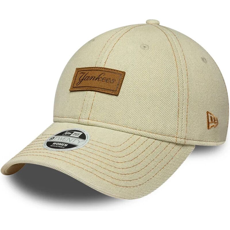 kepsar-bojd-beige-justerbart-band-9twenty-denim-fran-new-york-yankees-mlb-av-new-era