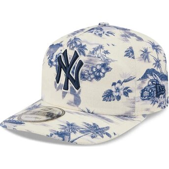 Kepsar böjd marinblå snapback 19TWENTY Tropics från New York Yankees MLB av New Era