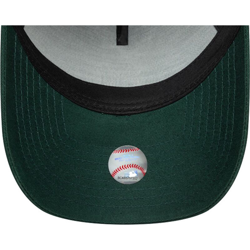 kepsar-bojd-gron-snapback-e-frame-team-outline-fran-new-york-yankees-mlb-av-new-era