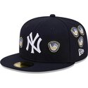 kepsar-platt-marinbla-justerad-59fifty-spike-lee-gloves-fran-new-york-yankees-mlb-av-new-era