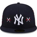 kepsar-platt-marinbla-justerad-59fifty-spike-lee-crossed-bats-fran-new-york-yankees-mlb-av-new-era