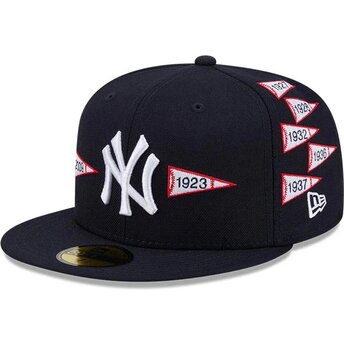 Kepsar platt marinblå justerad 59FIFTY Spike Lee Flags från New York Yankees MLB av New Era