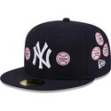 kepsar-platt-marinbla-justerad-59fifty-spike-lee-patches-fran-new-york-yankees-mlb-av-new-era