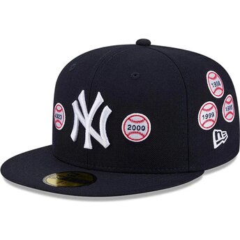 Kepsar platt marinblå justerad 59FIFTY Spike Lee Patches från New York Yankees MLB av New Era
