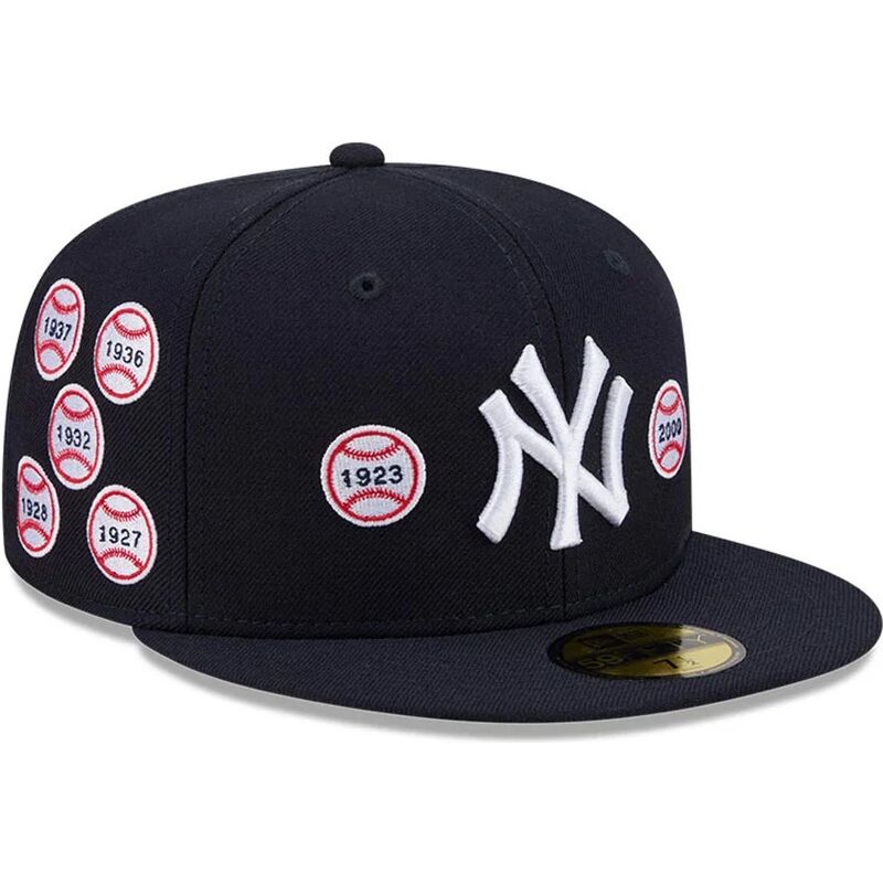 kepsar-platt-marinbla-justerad-59fifty-spike-lee-patches-fran-new-york-yankees-mlb-av-new-era