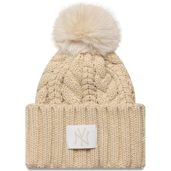 Mössor pompong beige för barn Cable från New York Yankees MLB av New Era