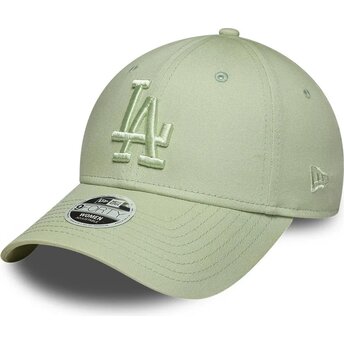 Kepsar böjd grön justerbart band 9FORTY League Essential från Los Angeles Dodgers MLB av New Era