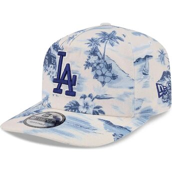 Kepsar böjd blå snapback 19TWENTY Tropics från Los Angeles Dodgers MLB av New Era