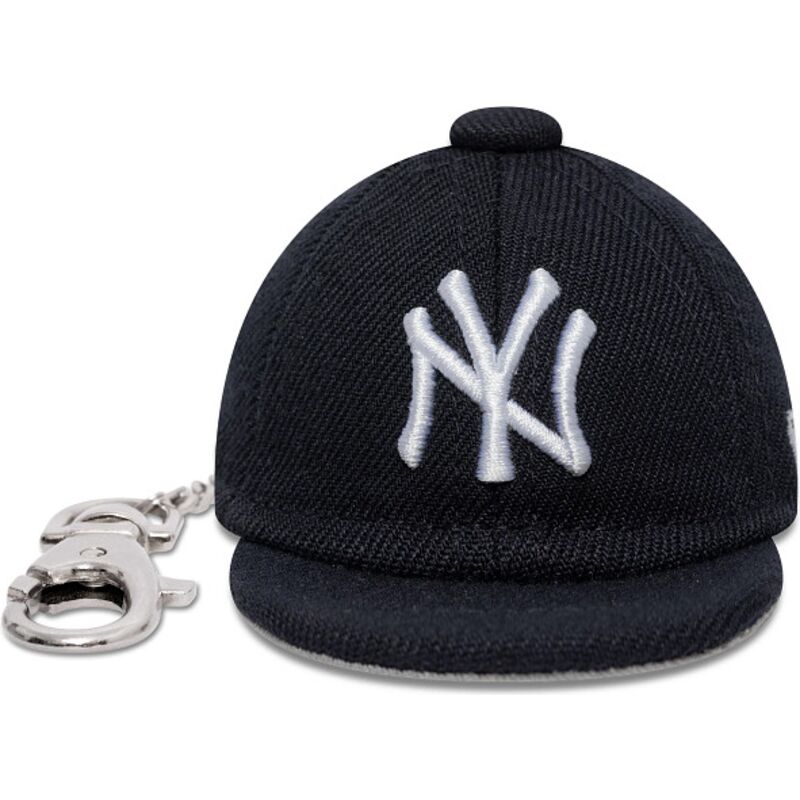 tillbehor-marinbla-llavero-mini-cap-keychain-fran-new-york-yankees-mlb-av-new-era