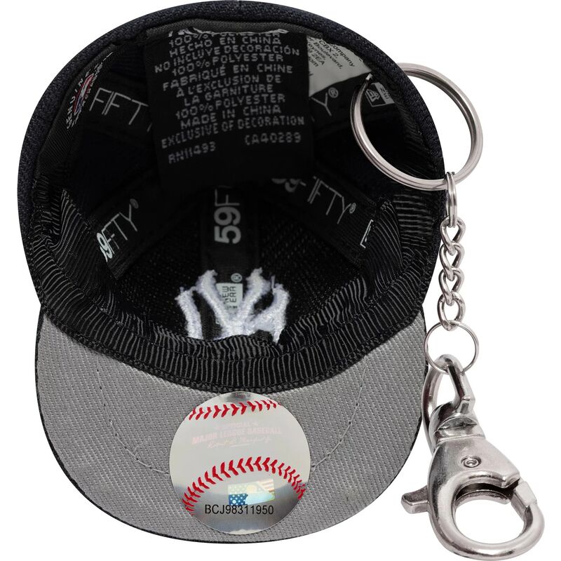tillbehor-marinbla-llavero-mini-cap-keychain-fran-new-york-yankees-mlb-av-new-era