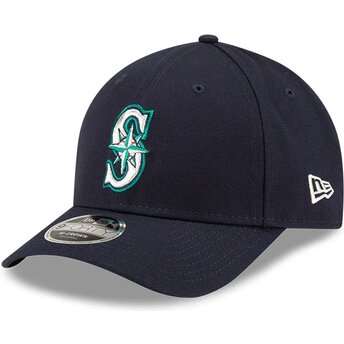 Kepsar böjd marinblå snapback 9FORTY M-Crown Player Replica från Seattle Mariners MLB av New Era