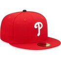 kepsar-platt-rod-justerad-59fifty-ac-perf-fran-philadelphia-phillies-mlb-av-new-era
