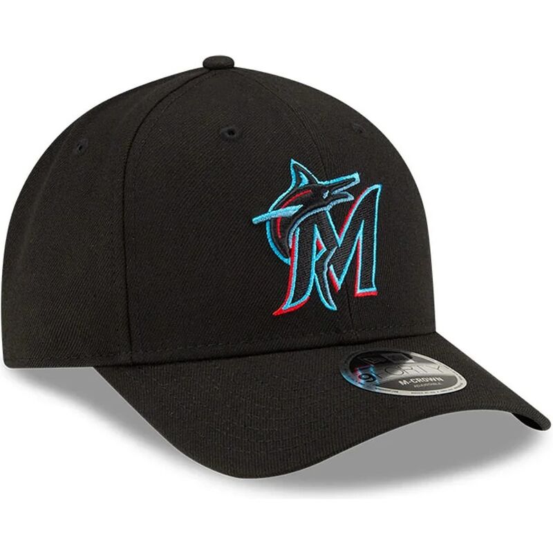 kepsar-bojd-svart-snapback-9forty-m-crown-player-replica-fran-miami-marlins-mlb-av-new-era