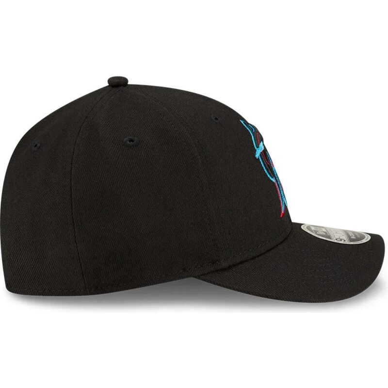 kepsar-bojd-svart-snapback-9forty-m-crown-player-replica-fran-miami-marlins-mlb-av-new-era