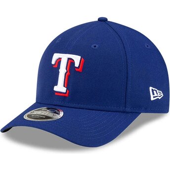Kepsar böjd blå snapback 9FORTY M-Crown Player Replica från Texas Rangers MLB av New Era