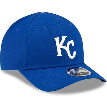 Kepsar böjd blå snapback 9FORTY M-Crown Player Replica från Kansas City Royals MLB av New Era