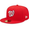 kepsar-platt-rod-justerad-59fifty-ac-perf-fran-washington-nationals-mlb-av-new-era