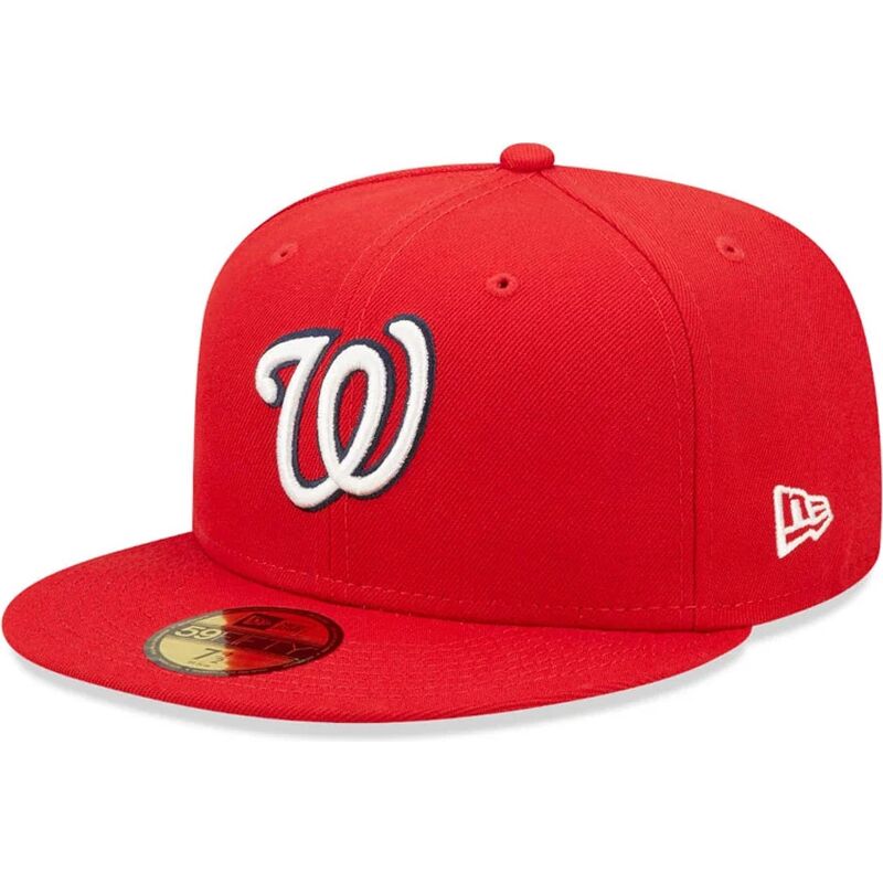 kepsar-platt-rod-justerad-59fifty-ac-perf-fran-washington-nationals-mlb-av-new-era