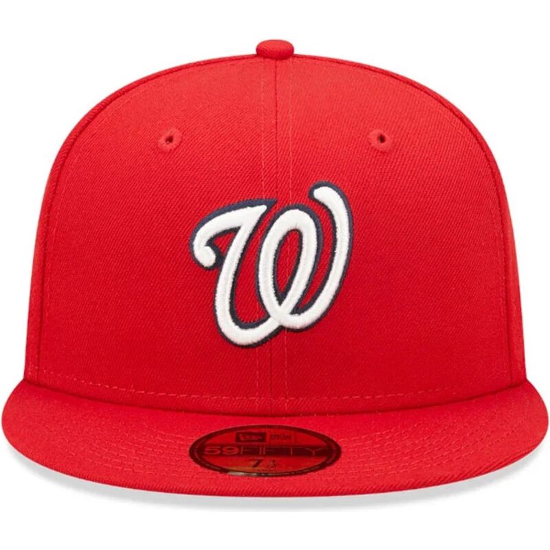 kepsar-platt-rod-justerad-59fifty-ac-perf-fran-washington-nationals-mlb-av-new-era