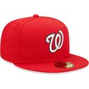 kepsar-platt-rod-justerad-59fifty-ac-perf-fran-washington-nationals-mlb-av-new-era