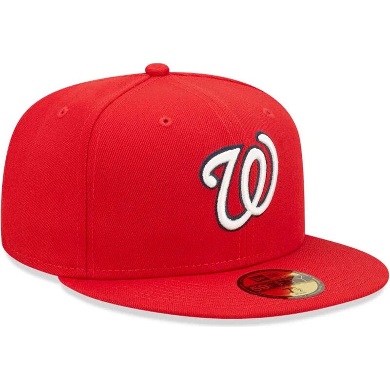 kepsar-platt-rod-justerad-59fifty-ac-perf-fran-washington-nationals-mlb-av-new-era