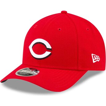 Kepsar böjd röd snapback 9FORTY M-Crown Player Replica från Cincinnati Reds MLB av New Era