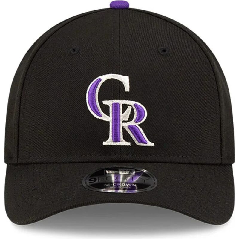 kepsar-bojd-svart-snapback-9forty-m-crown-player-replica-fran-colorado-rockies-mlb-av-new-era